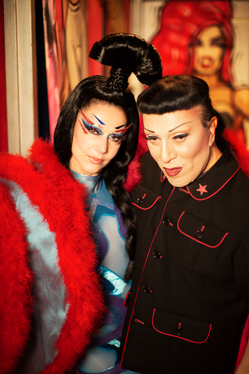 Susanne Bartsch and Joey Arias
